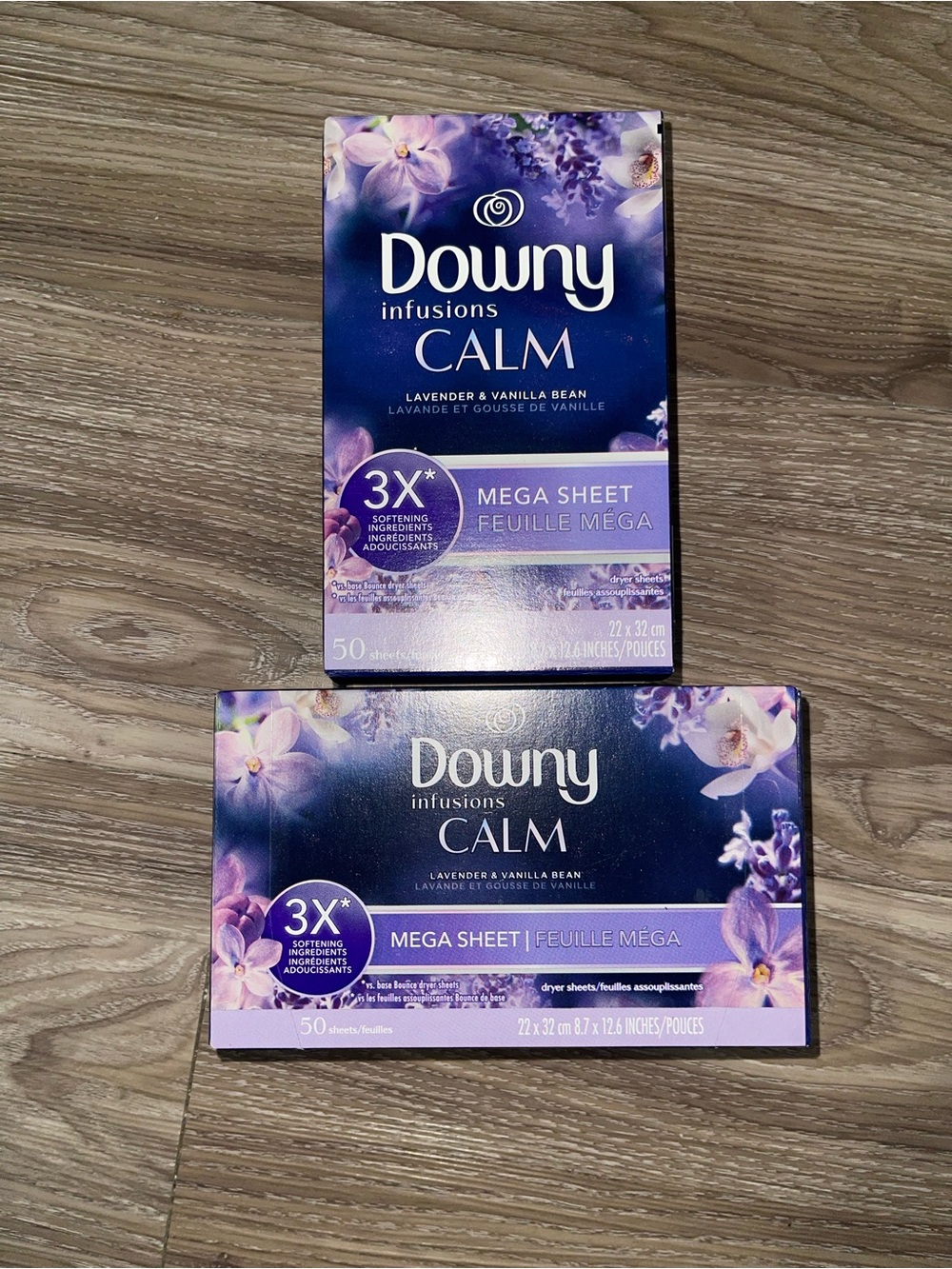 Downy Infusions Calm Lavender & Vanilla Bean Mega Sheets - Purple